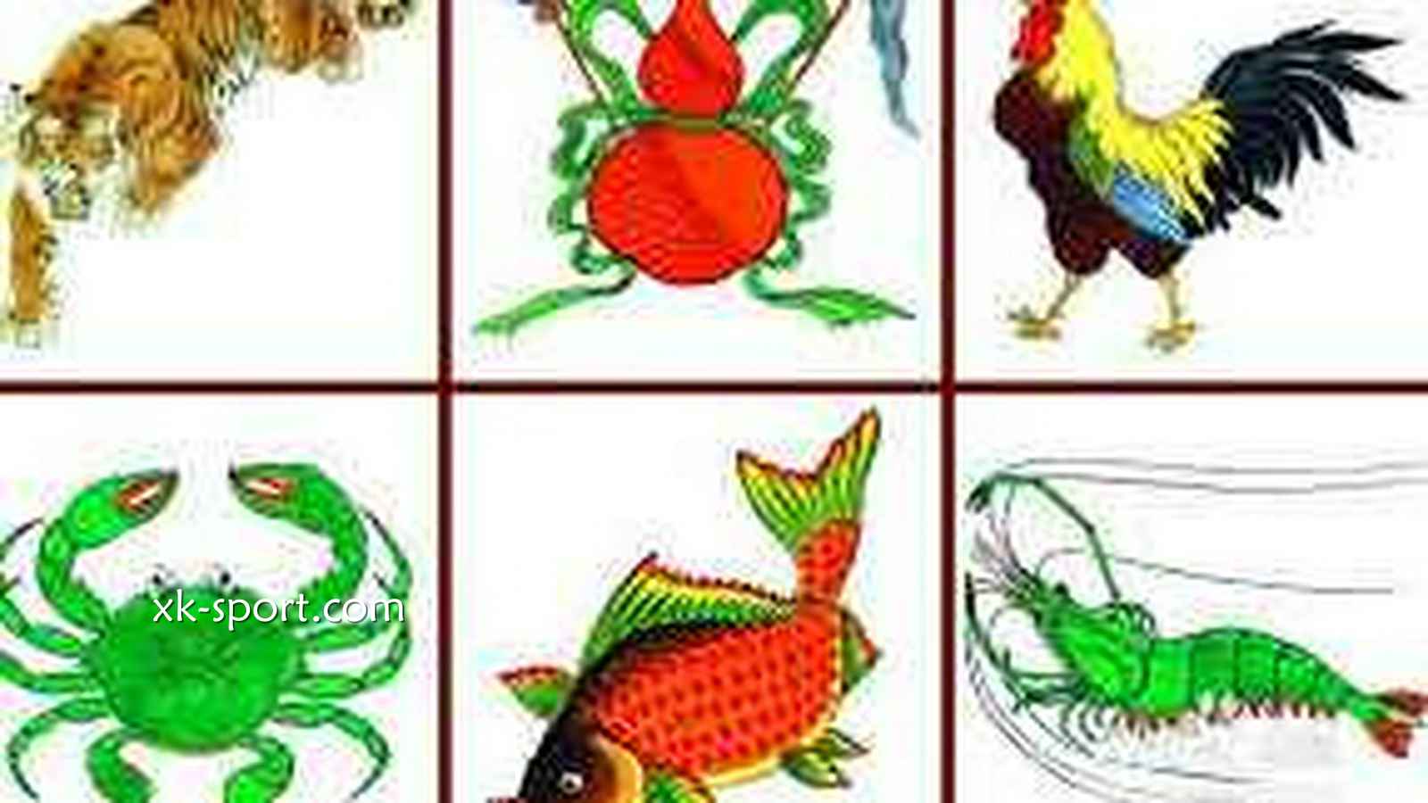 《鱼虾蟹》游戏图案｜乐竞体育