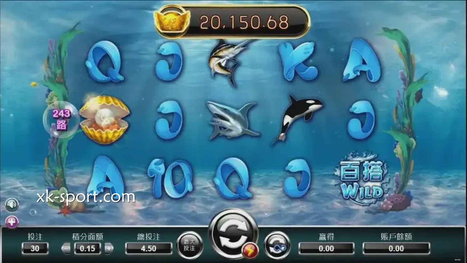 乐竞电子《海洋世界》游戏，让乐竞玩家发现深海宝藏