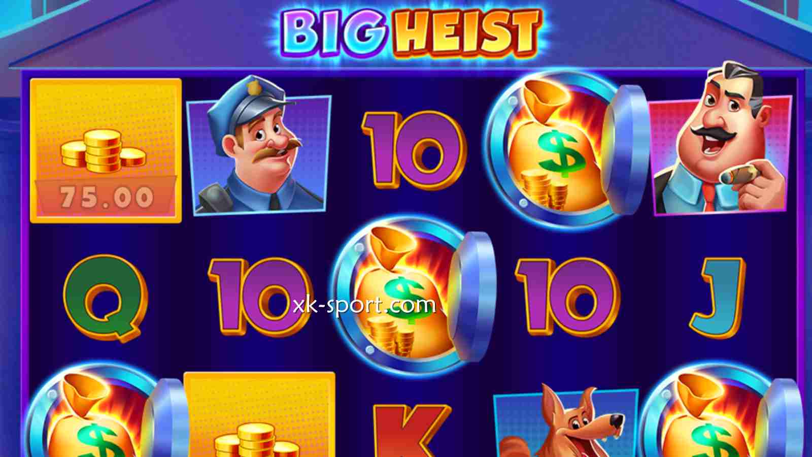 《惊天大盗》老虎机游戏投注界面｜乐竞体育