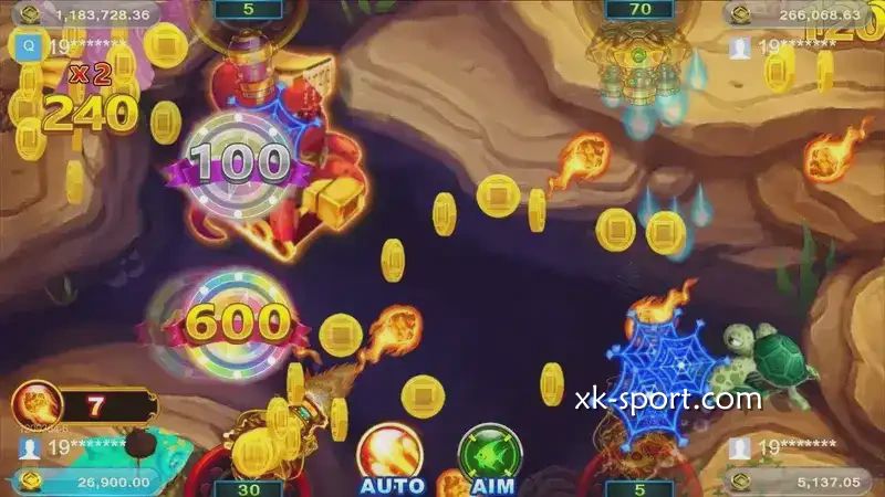 乐竞体育玩《八爪天下海霸王》游戏，最高1800倍的奖励机制